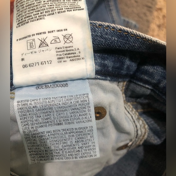 Diesel service spa bootcut jeans size 26 - Picture 8 of 12